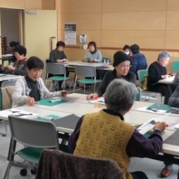 美篶公民館　切り絵講座