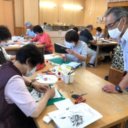公民館　切り絵講座